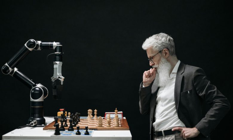 AI Thinking while Looking at a Chessboard