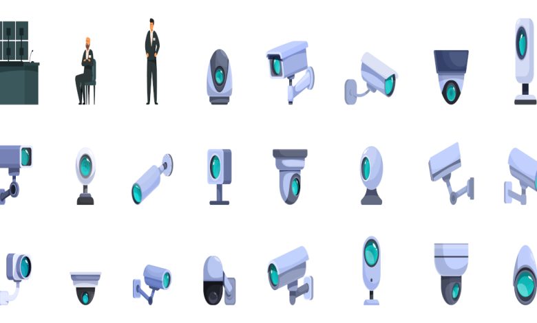 Various security cameras